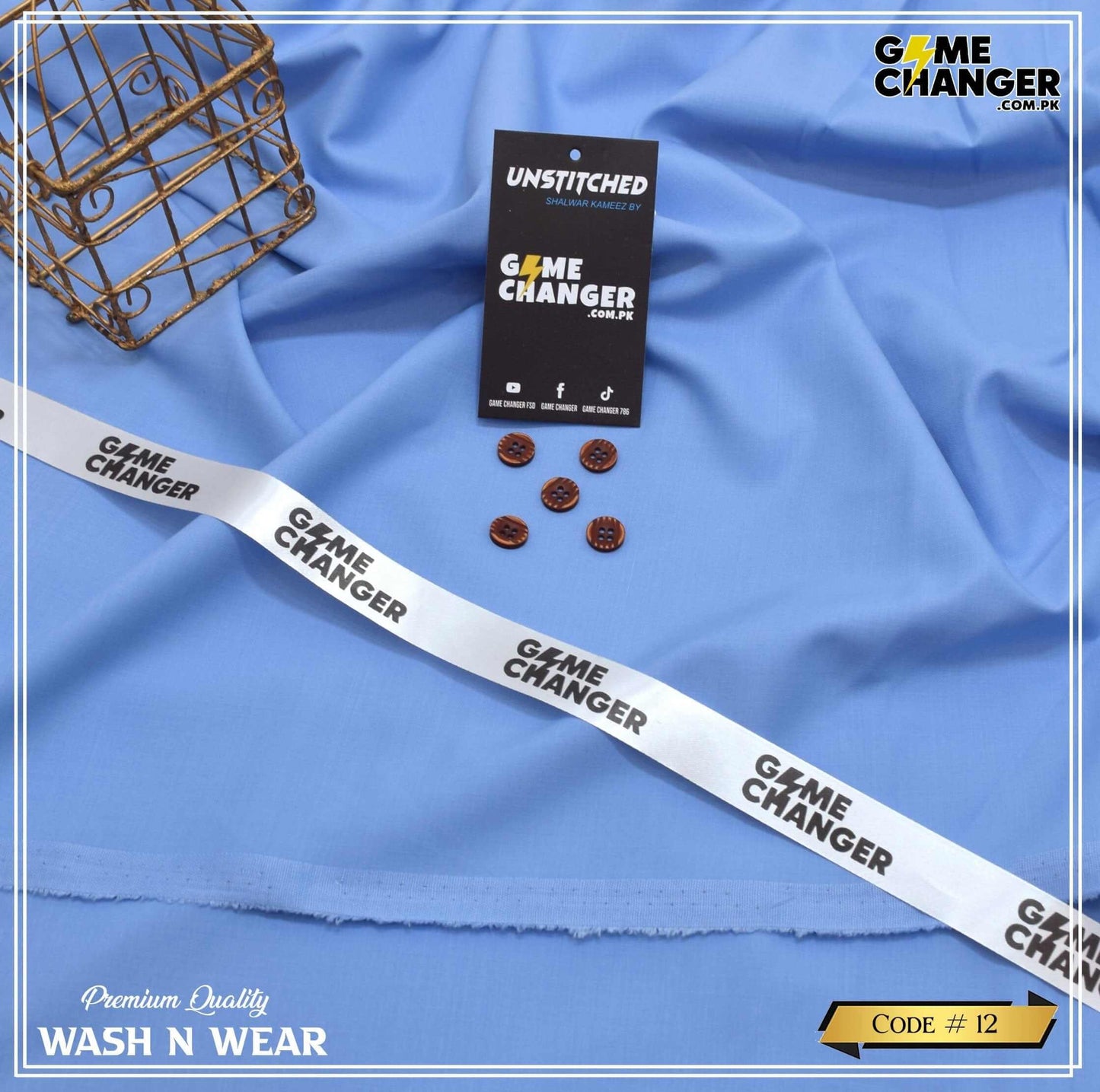 Buy Premium Wash and Wear for Men Fabric in Pakistan – GameChanger