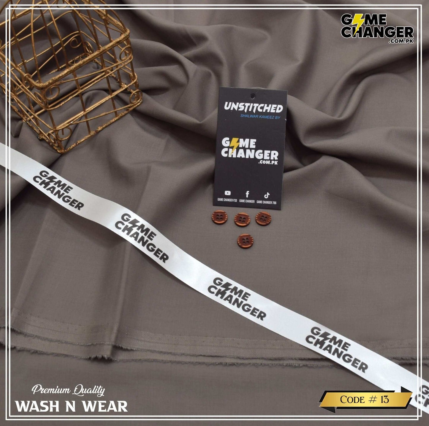 Buy Premium Wash and Wear for Men Fabric in Pakistan – GameChanger