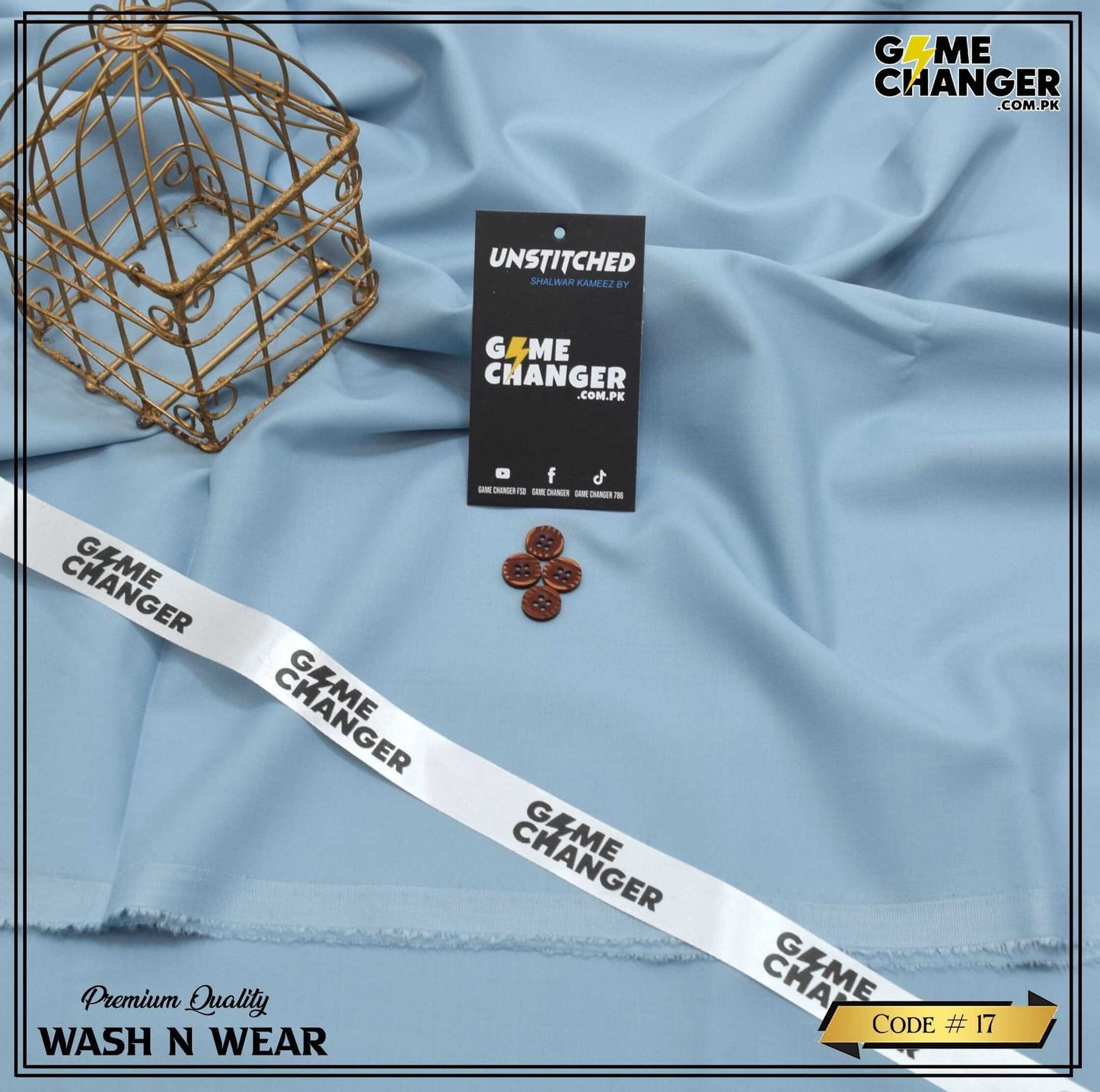 Buy Premium Wash and Wear for Men Fabric in Pakistan – GameChanger