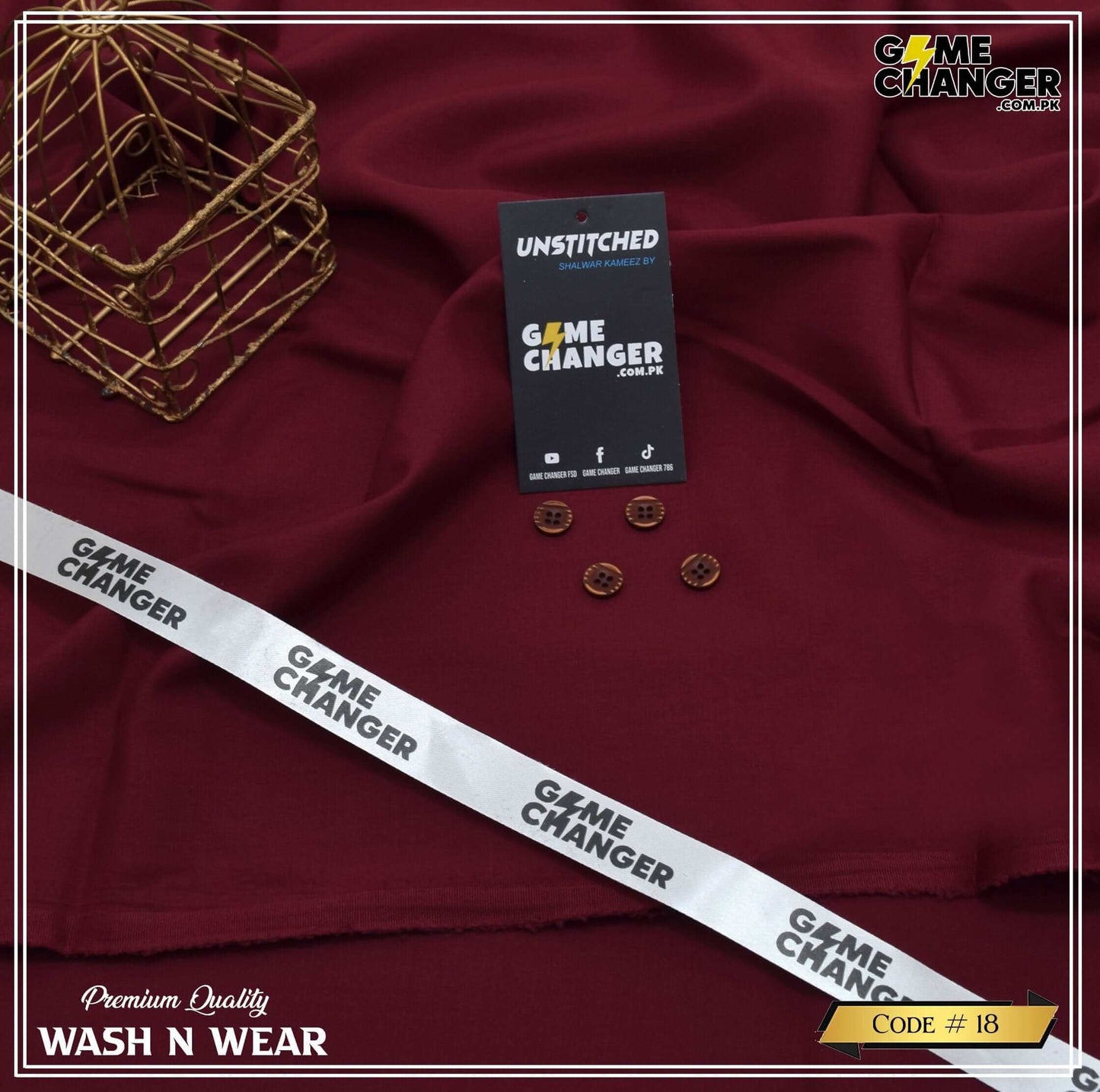 Buy Premium Wash and Wear for Men Fabric in Pakistan – GameChanger