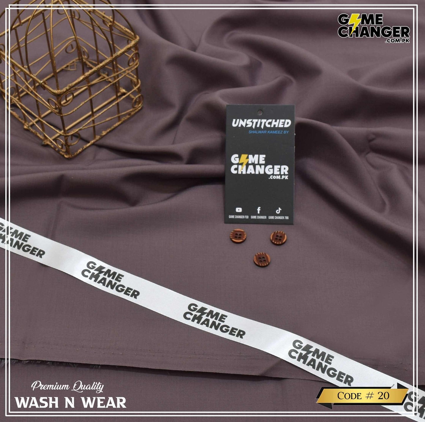 Buy Premium Wash and Wear for Men Fabric in Pakistan – GameChanger