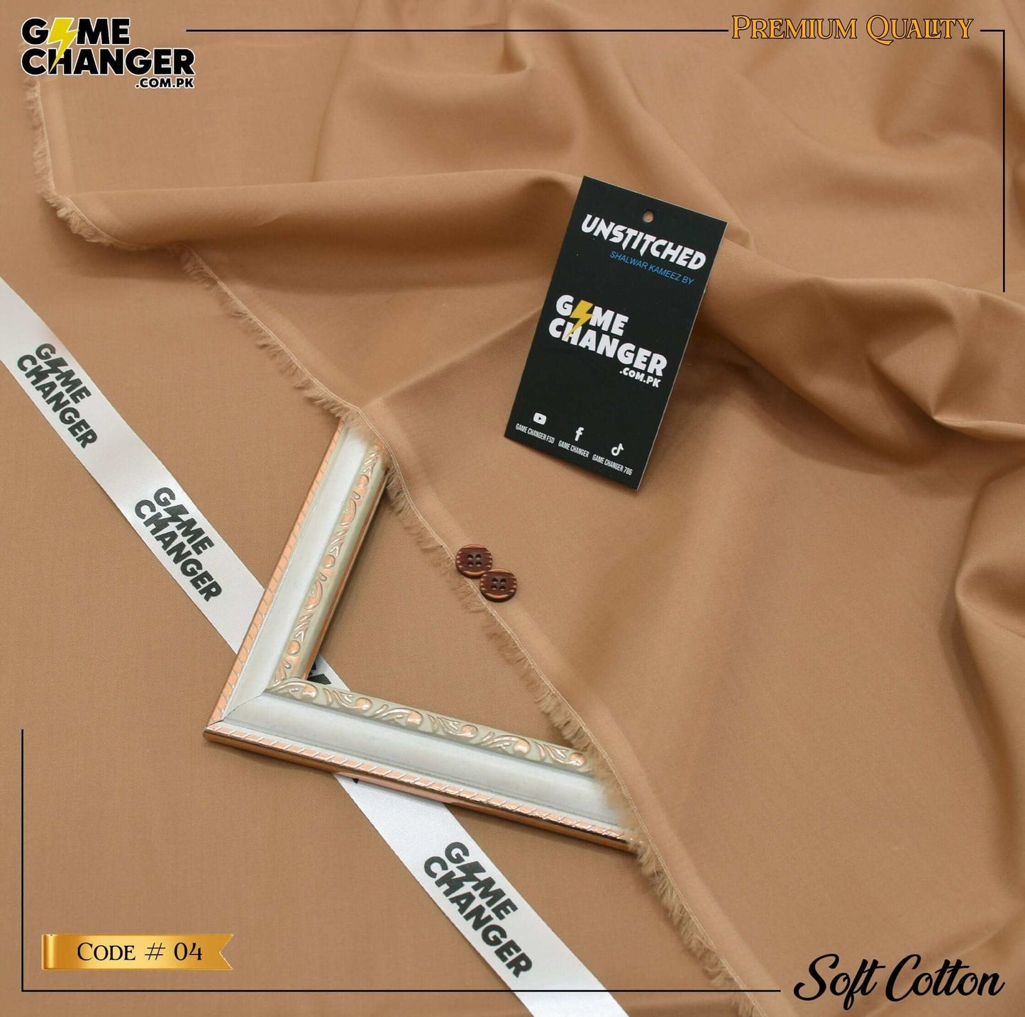 Premium Soft Cotton by Game Changer