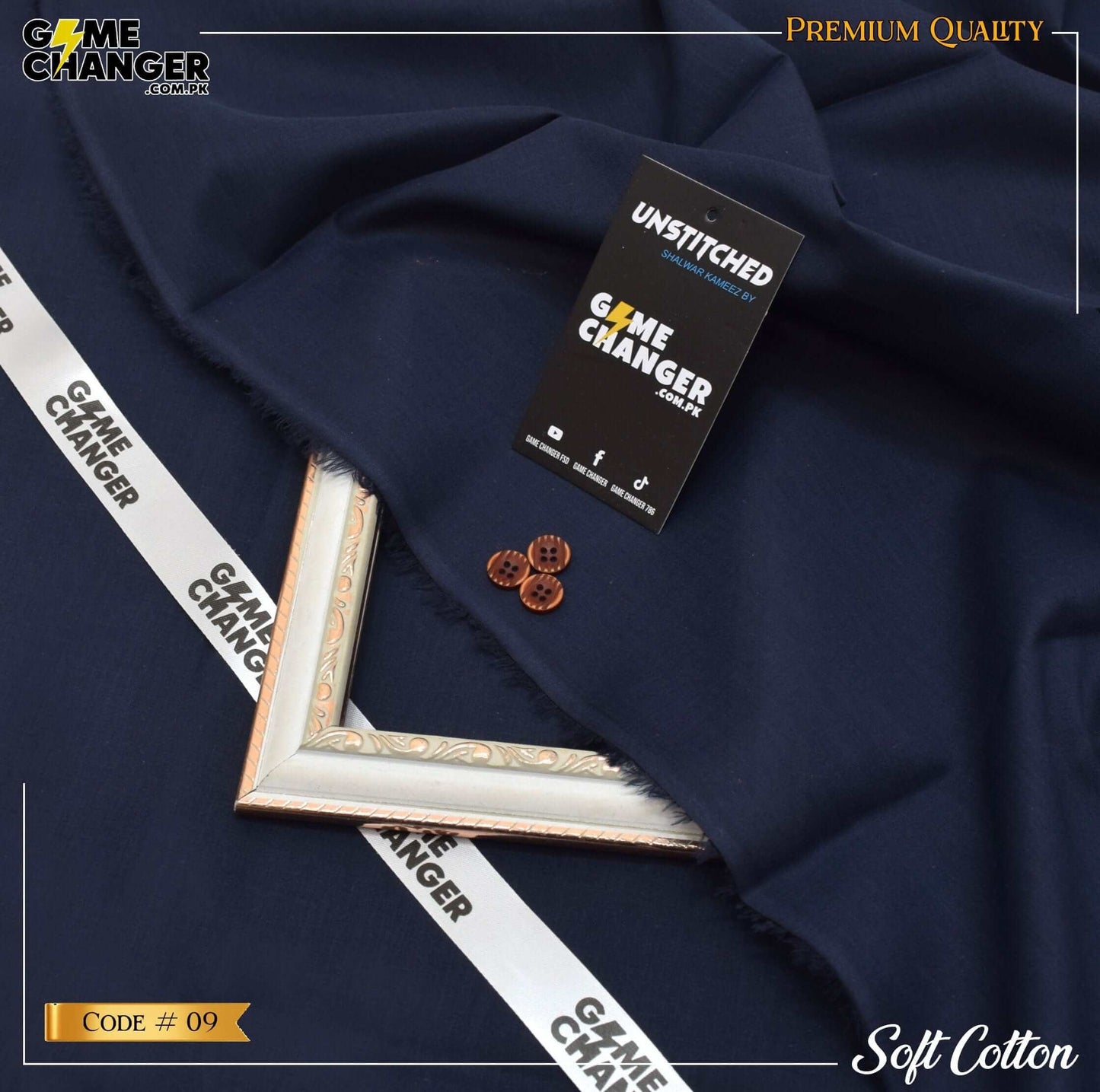 Premium Soft Cotton by Game Changer