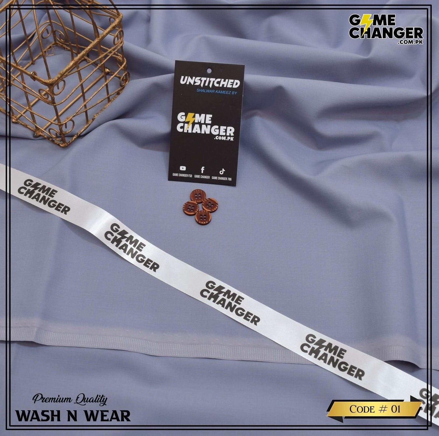 Buy Premium Wash and Wear for Men Fabric in Pakistan – GameChanger