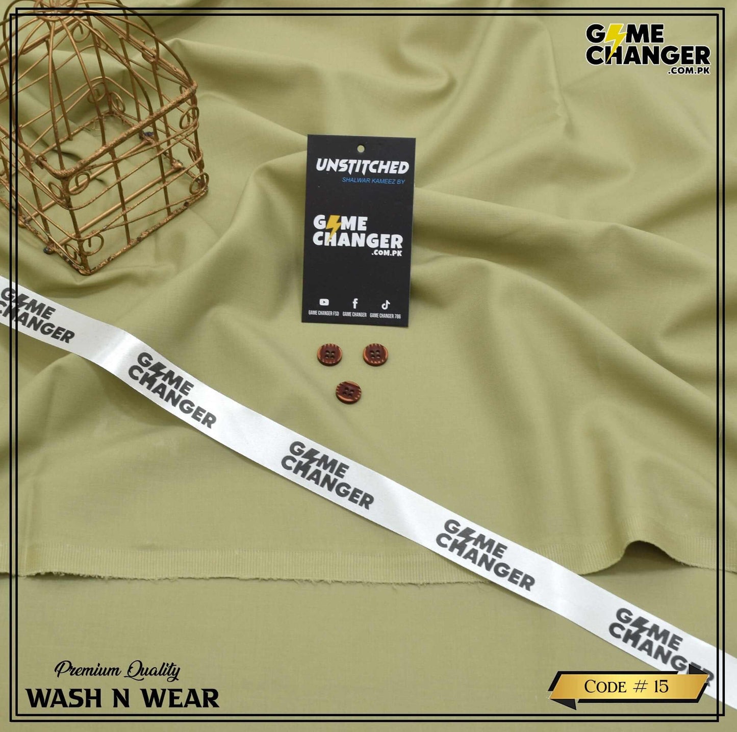 Buy Premium Wash and Wear for Men Fabric in Pakistan – GameChanger
