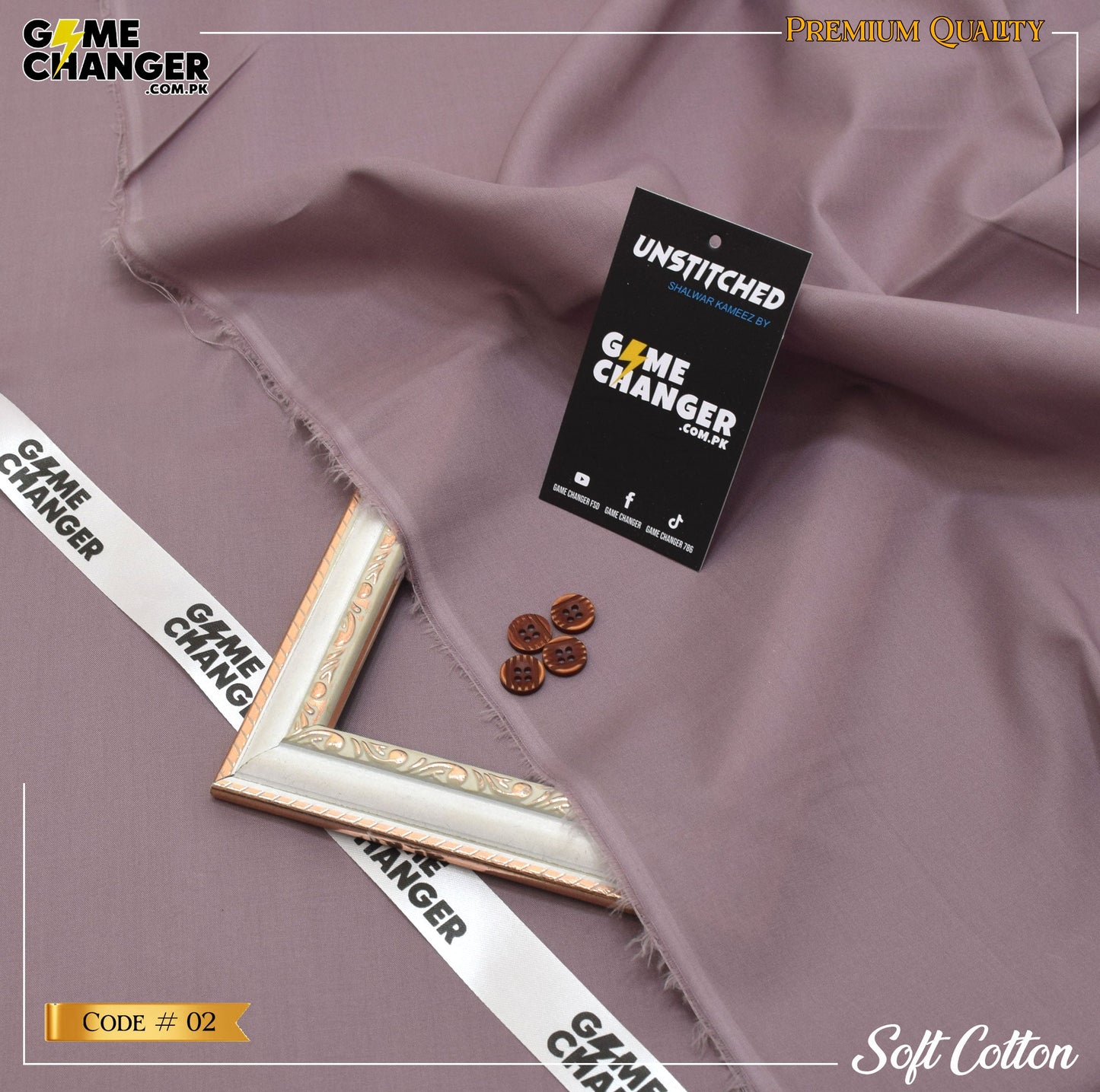 Nova Gold Soft Cotton – Premium Unstitched Cotton for Men