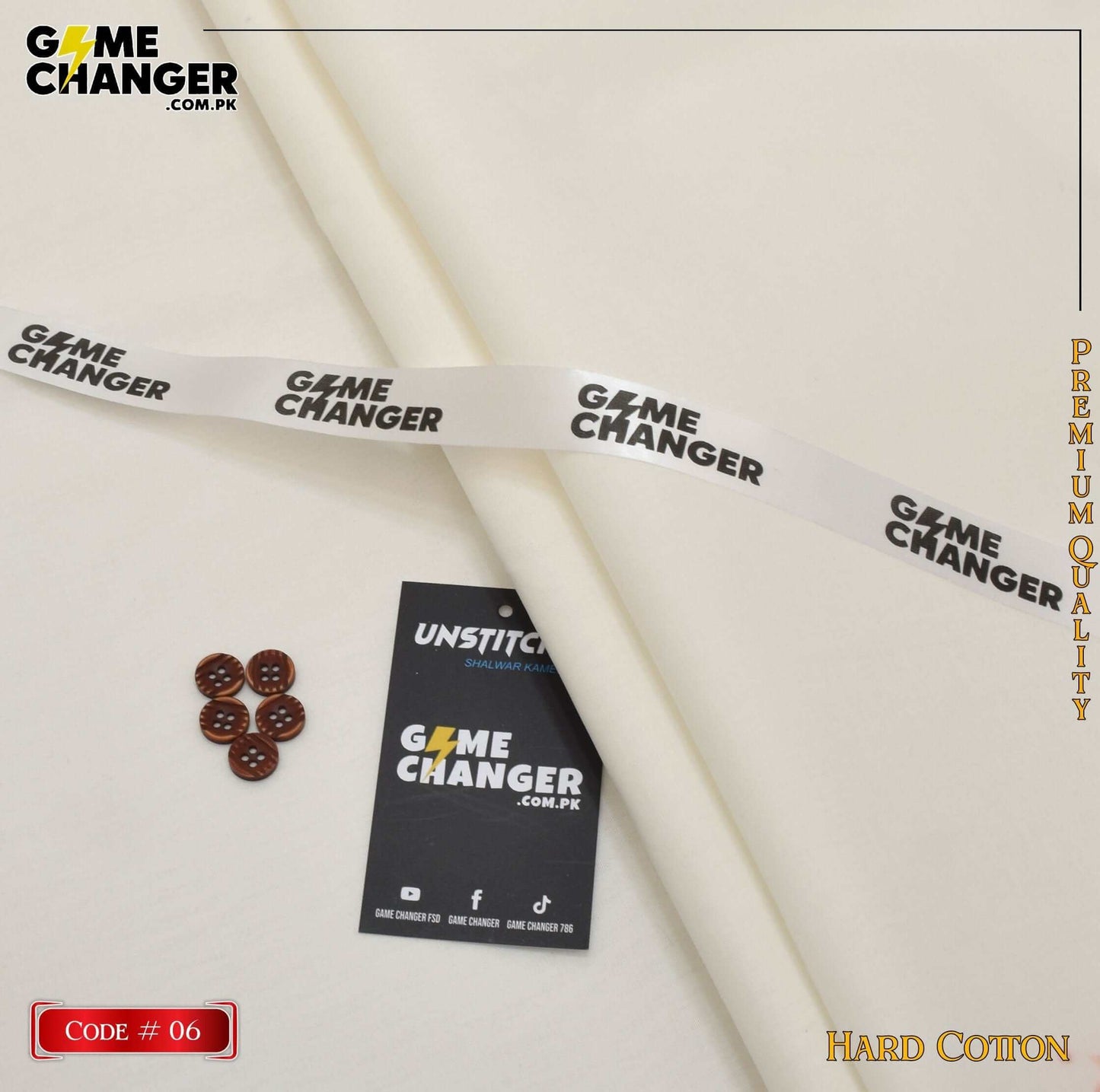 Alkaram Hard Cotton – Premium Unstitched Fabric for Men