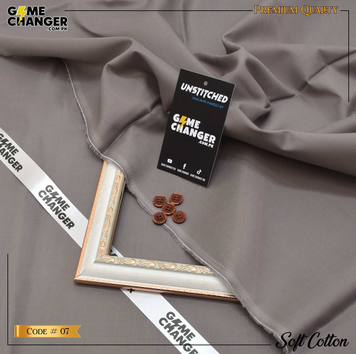 Premium Soft Cotton by Game Changer
